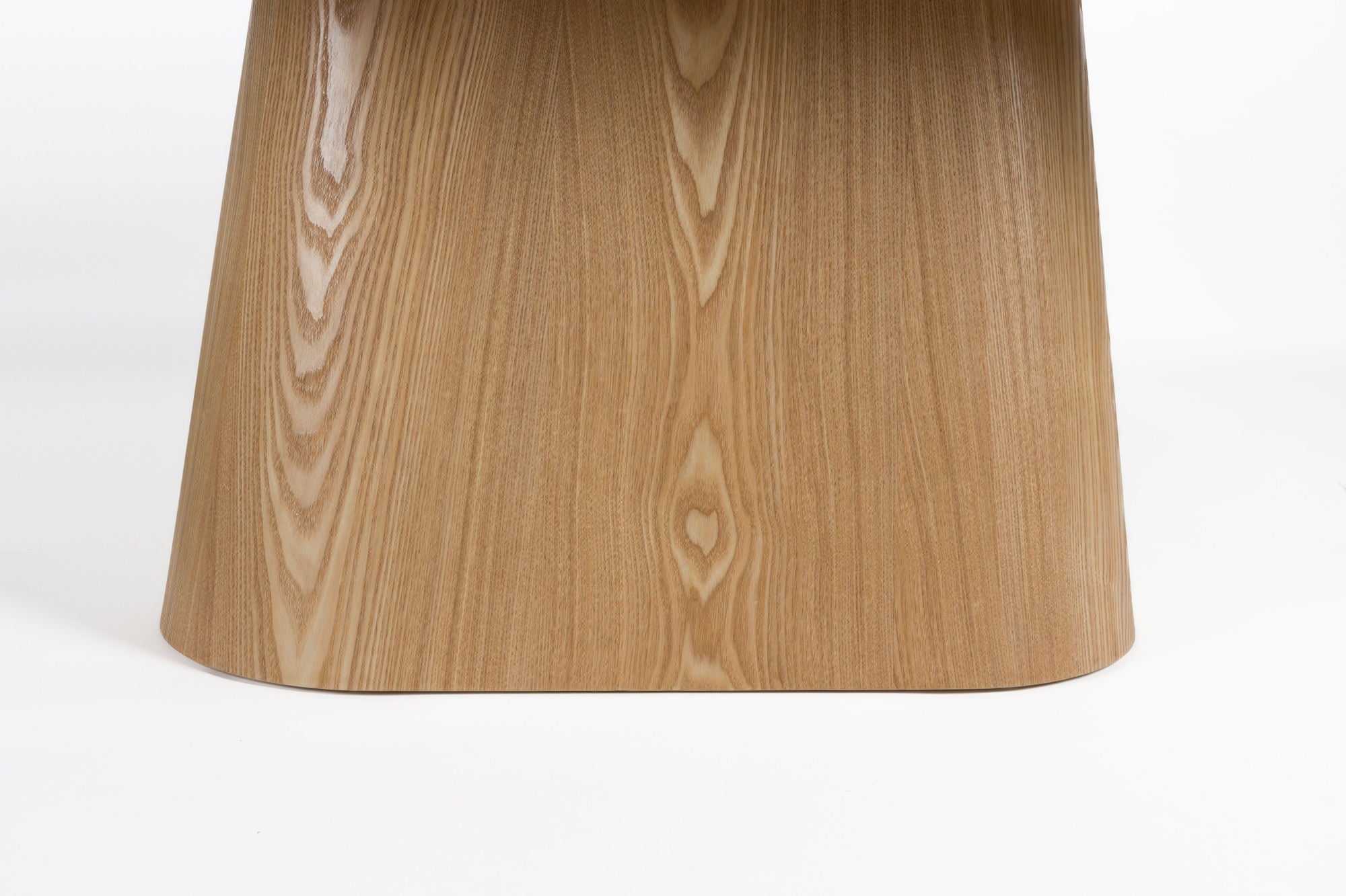 Almira Natural Oak Wood & White Marble Oval Dining Table 200cm